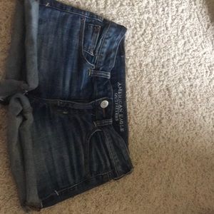 Medium wash Jean shorts